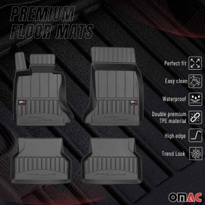 BMW 5 Series Floor Mat - Omac - Proline Premium TPE - Black - '04-'10